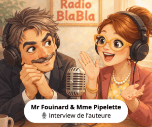 Mr Fouinard et Mme Pipelette interrogent l'auteure