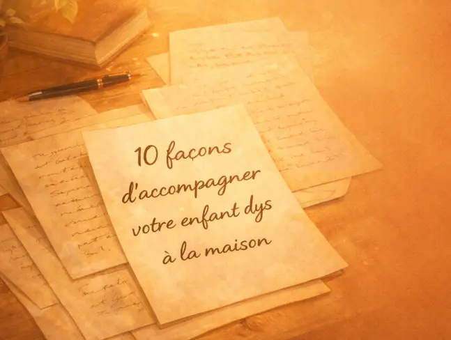 alt="Couverture du guide gratuit - 10 façons d'accompagner votre enfant dys"