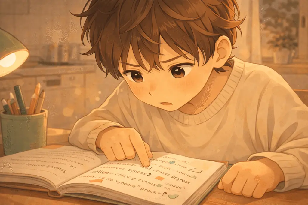 enfant en difficulté pour lire
