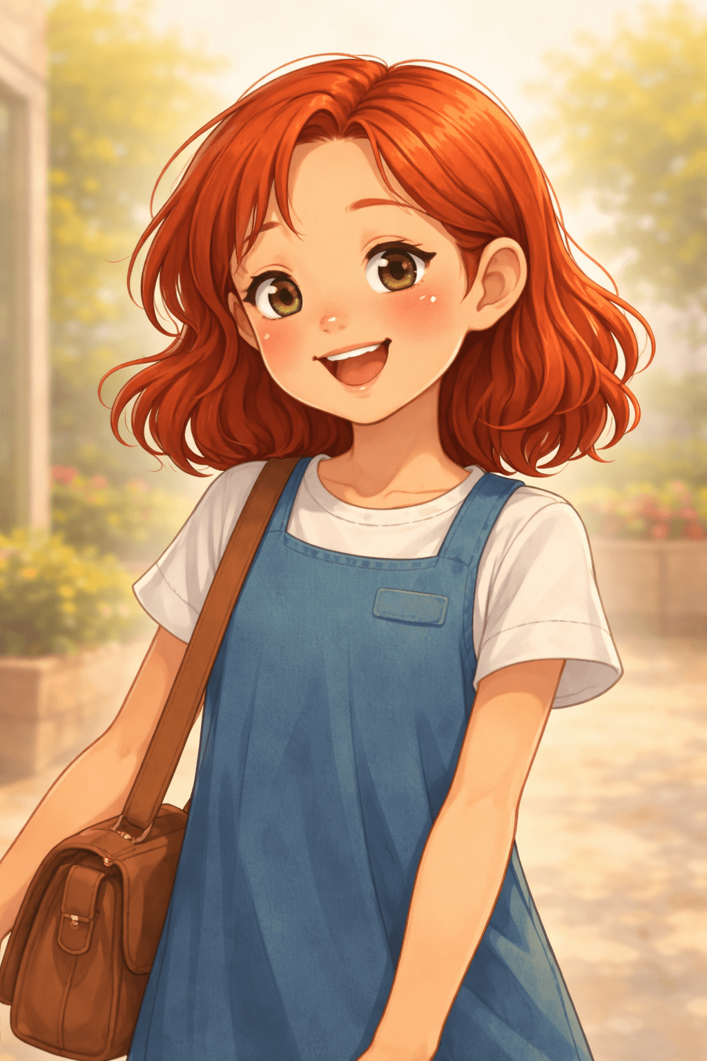 Léa, la meilleure amie rousse d'Emma, neurotypique et loyale, personnage de la série Emma MultiDys