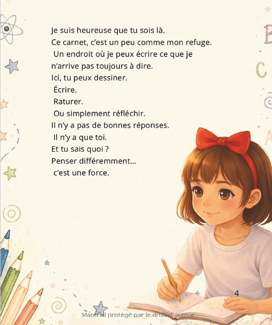 Emma aussi doute quand il faut lire