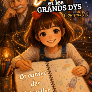 couverture carnet des étincelles lié au livre emma et les grands dys ou pas - l'etincelle d'albert